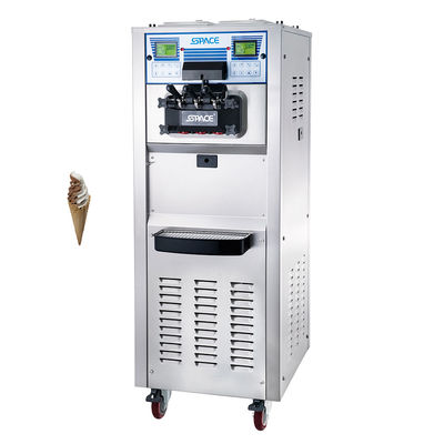 qualidade Snack Factory Compressor Mini 2 +1 Mixers Snow Frozen Yogurt Taylor Soft Ice Cream Machine fábrica