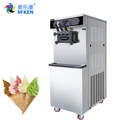 Assoalho de MK-25FB 25L/H que está a fábrica de máquina macia comercial do fabricante do cone de gelado da máquina do gelado da venda quente